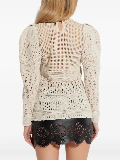 ISABEL MARANT Dahara top - Neutrals