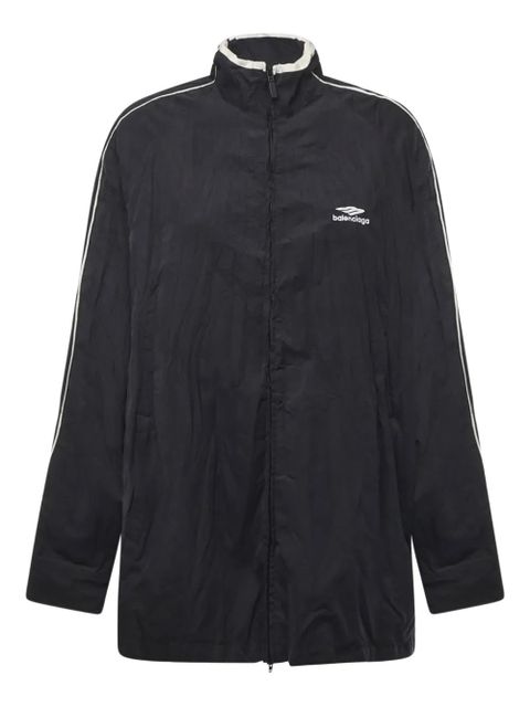 Balenciaga logo-embroidered piped jacket - Black - zdjęcie produktu nr 1