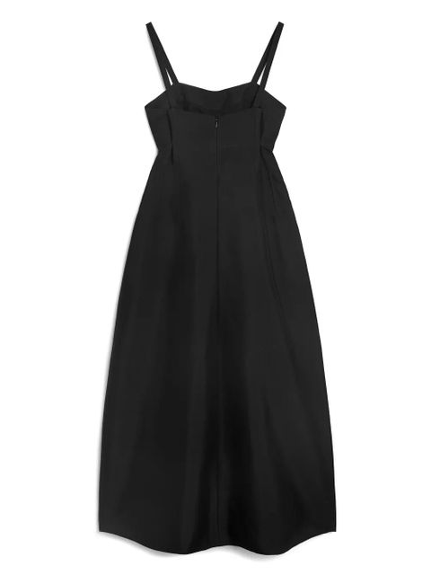 Jil Sander bustier-style midi dress - Black - zdjęcie produktu nr 2