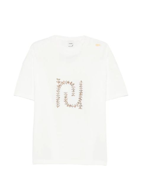 Nanushka Wren paisley-monogram oversized T-shirt - White - zdjęcie produktu nr 1