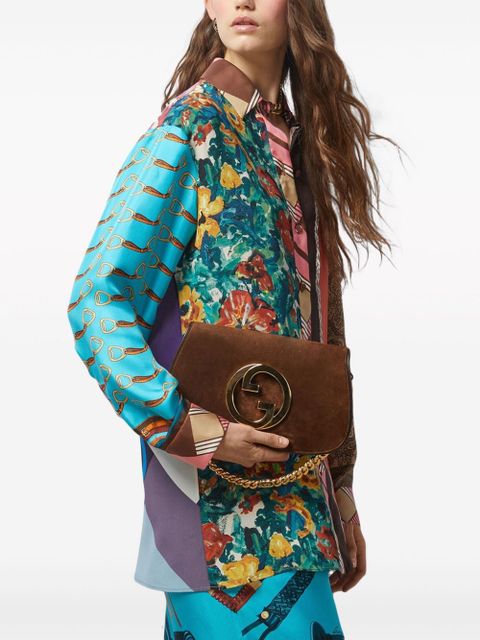 Gucci small Blondie shoulder bag - Brown