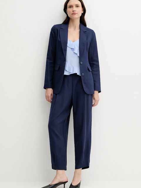 United Colors of Benetton marynarka z domieszką lnu - zdjęcie produktu nr 2