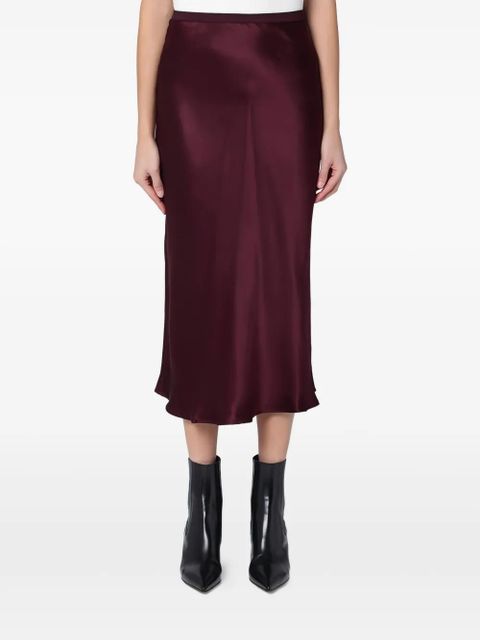 ANINE BING silk skirt - Red