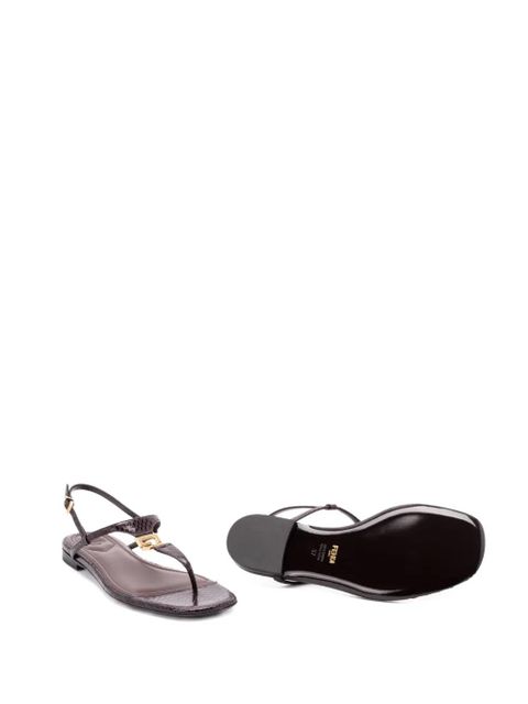 FENDI FFold flat sandals - Purple - zdjęcie produktu nr 2