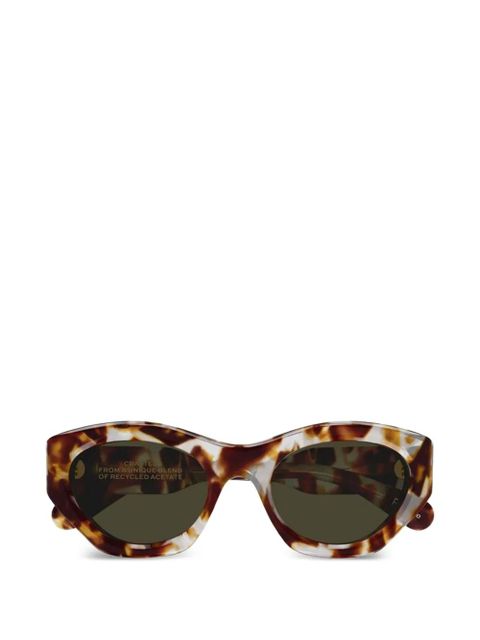 Chloé Eyewear geometric-frame sunglasses - Brown - zdjęcie produktu nr 1