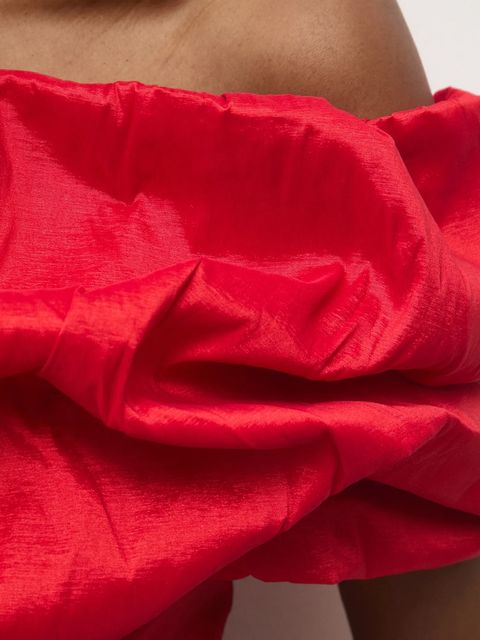 Answear.LAB sukienka kolor czerwony mini dopasowana