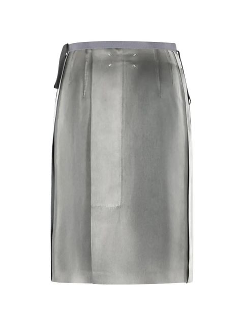 Maison Margiela reverse-effect skirt - Grey - zdjęcie produktu nr 2