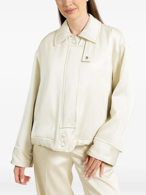 Jil Sander twill bomber jacket - Neutrals - zdjęcie produktu nr 1