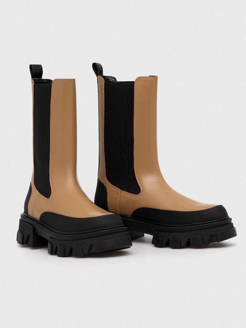 Dkny sztyblety skórzane Jonie - zdjęcie produktu nr 2