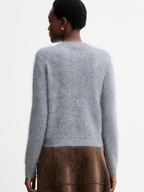 Rag & Bone kardigan kaszmirowy damski kolor szary RG6425F6MCA