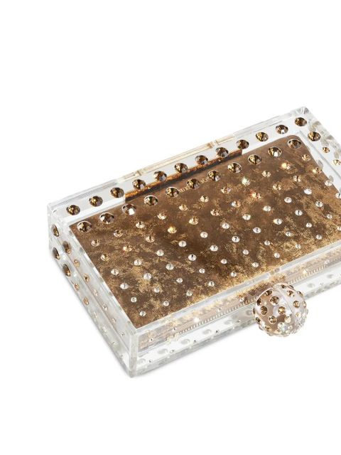 Aquazzura Tequila clutch bag - White