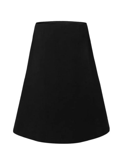Jil Sander Technical A-line skirt - Black - zdjęcie produktu nr 2