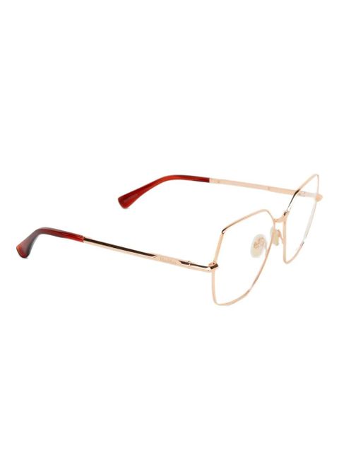 Max Mara Eyewear geometric-frame glasses - Gold - zdjęcie produktu nr 2