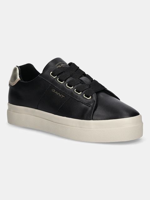 Gant sneakersy skórzane Avona damskie kolor czarny 31531989 - zdjęcie produktu nr 1