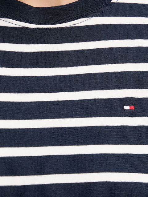 Tommy Hilfiger sukienka bawełniana kolor granatowy mini rozkloszowana WW0WW42721
