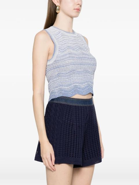 SANDRO sleeveless top - Blue