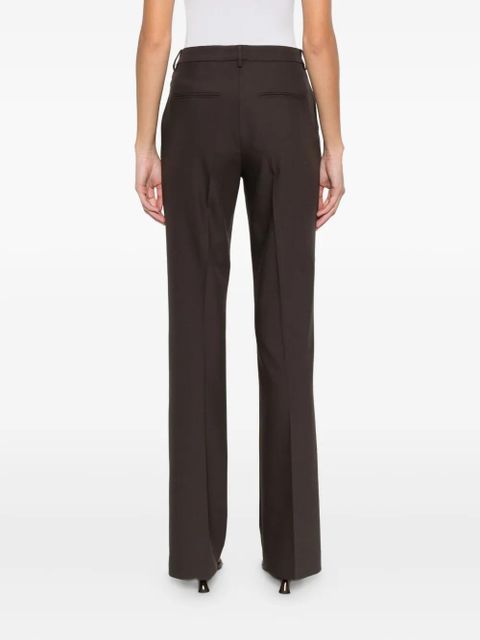 Aya Muse seam-detail trousers - Brown