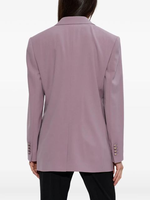 Dolce & Gabbana button-fastening V-neck blazer - Purple