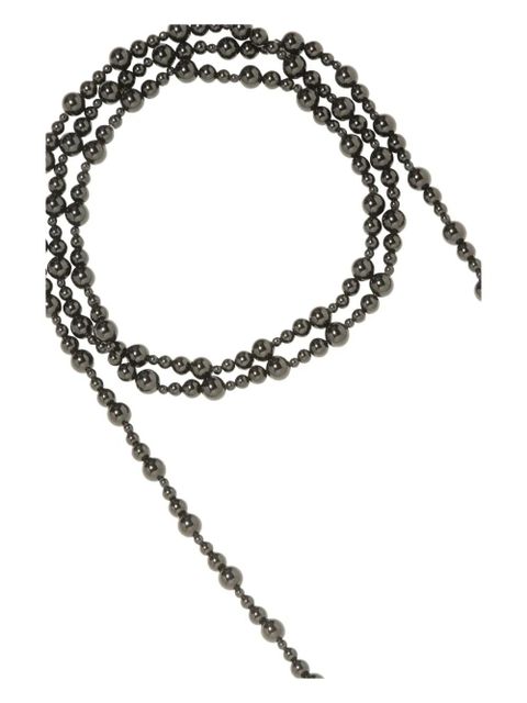 Jennifer Behr Veda beaded necklace - Black