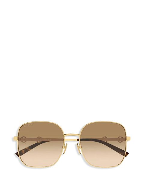 Gucci Eyewear square sunglasses - Gold - zdjęcie produktu nr 2