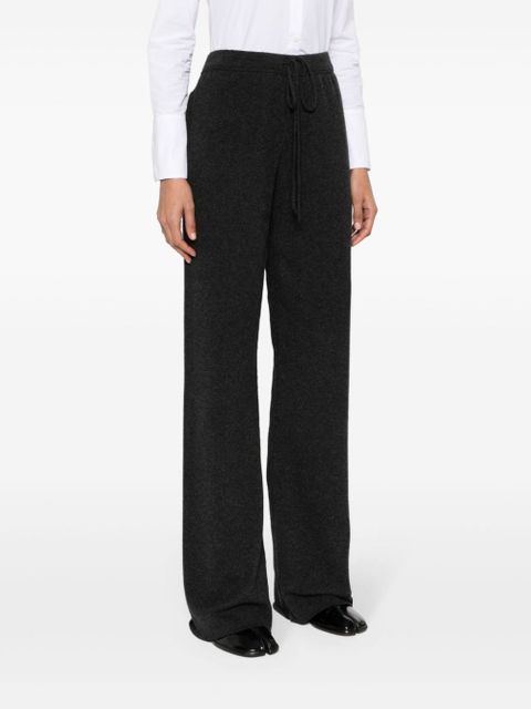 Maison Margiela wool-cashmere knitted trousers - Black