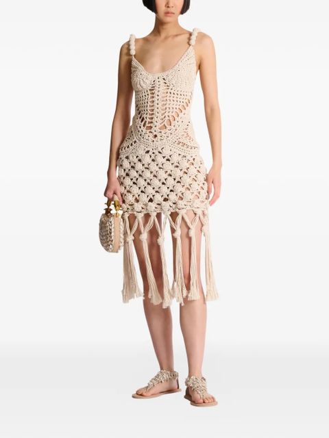 Balmain knot-detail mini dress - Neutrals - zdjęcie produktu nr 2