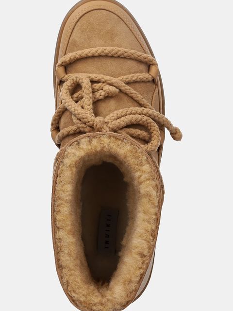 Inuikii śniegowce zamszowe Classic kolor beżowy 1001.003.0122.251