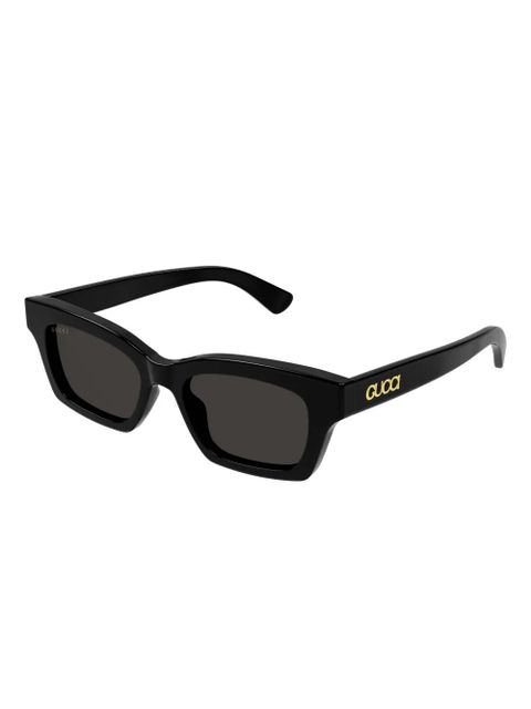 Gucci Eyewear rectangle-frame sunglasses - Black - zdjęcie produktu nr 2