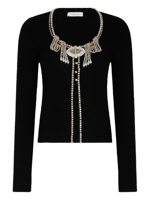 Rabanne jeweled-embroidered cardigan - Black - zdjęcie produktu nr 1
