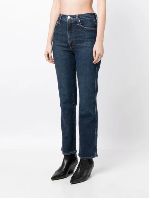 AGOLDE high-rise flared jeans - Blue