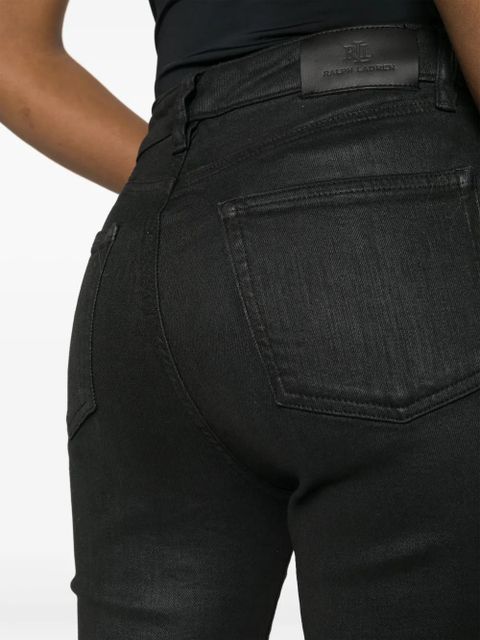 Lauren Ralph Lauren high-rise skinny-leg jeans - Black
