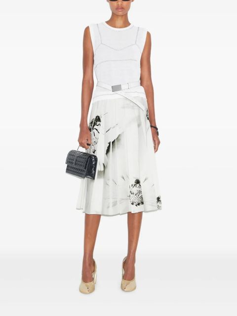 Tory Burch knitted sleeveless top - White - zdjęcie produktu nr 2