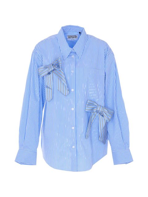 Essentiel Antwerp bow striped shirt - Blue - zdjęcie produktu nr 1