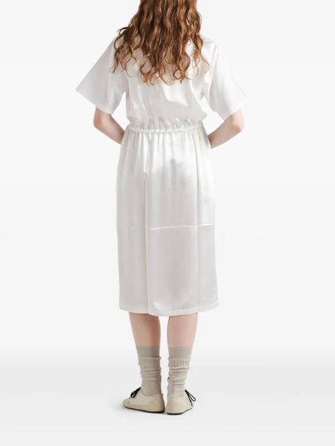 Prada drawstring dress - White