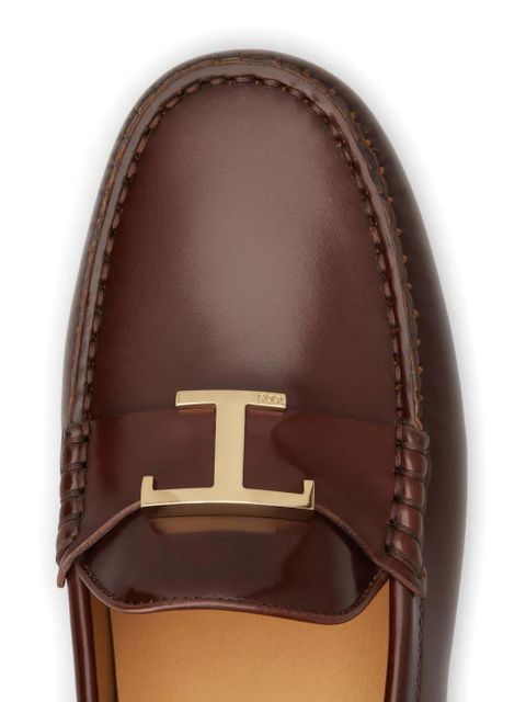 Tod's leather loafers - Brown