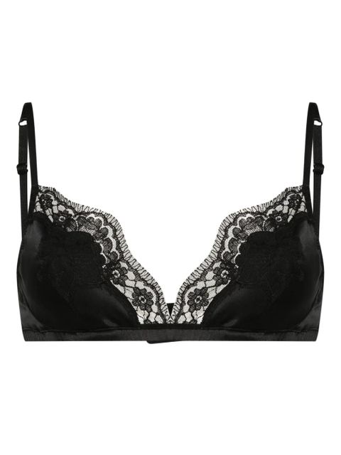 Dolce & Gabbana lace-panel bralette - Black - zdjęcie produktu nr 1
