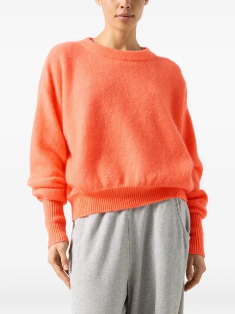 American Vintage long-sleeve crew-neck sweater - Orange