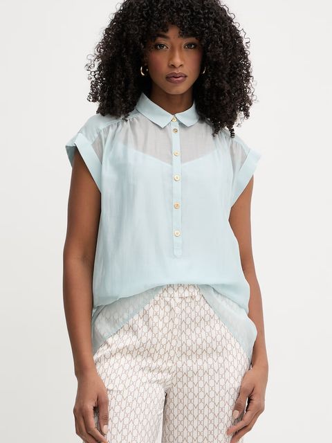 Marciano by Guess bluzka koszulowa damska z lyocellem TEA - zdjęcie produktu nr 2