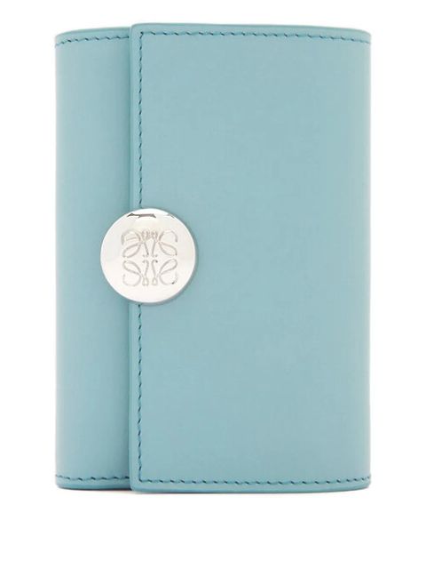 LOEWE Pebble vertical wallet - Blue - zdjęcie produktu nr 1