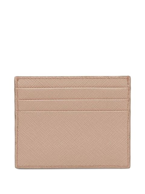 Prada logo card wallet - Neutrals - zdjęcie produktu nr 2
