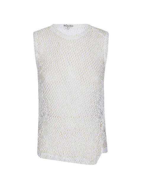 Comme Des Garçons asymmetric trim vest - Neutrals - zdjęcie produktu nr 1