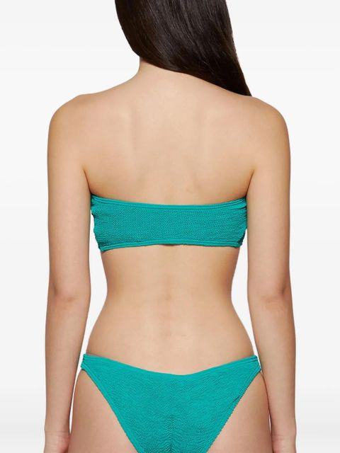 Bond-eye Blake bandeau bikini top - Blue