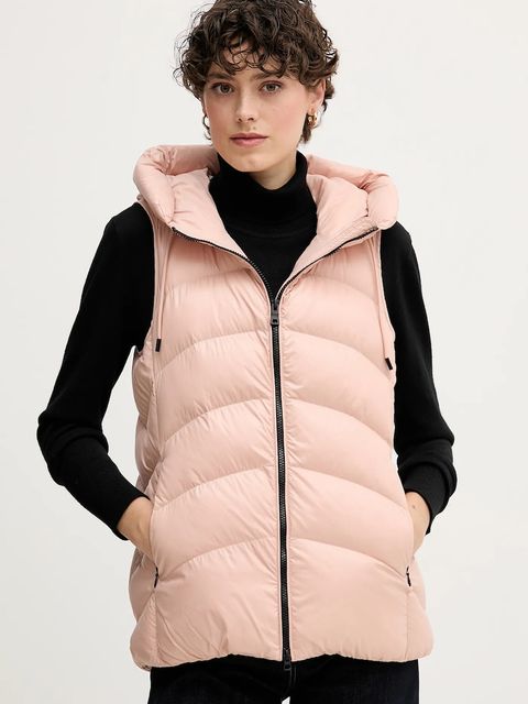 Geox bezrękawnik BLEYZE kolor różowy przejściowy W5628C T3121 - zdjęcie produktu nr 1