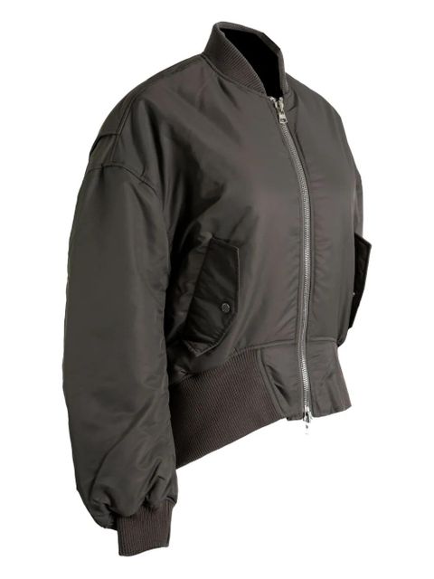 JW Anderson zip-fastening bomber jacket - Grey - zdjęcie produktu nr 2