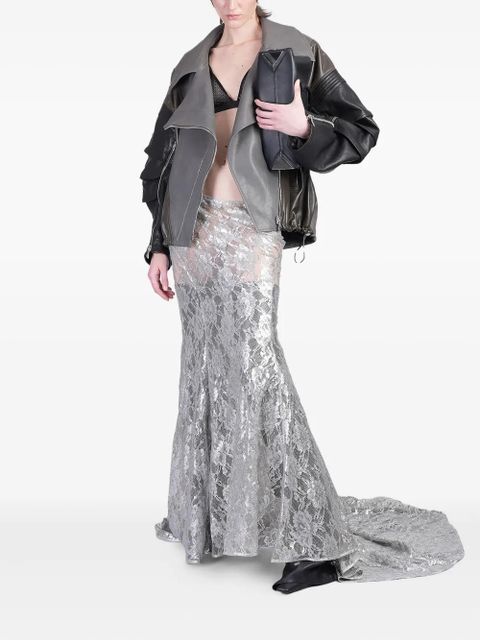 The Attico leather biker jacket - Black - zdjęcie produktu nr 2