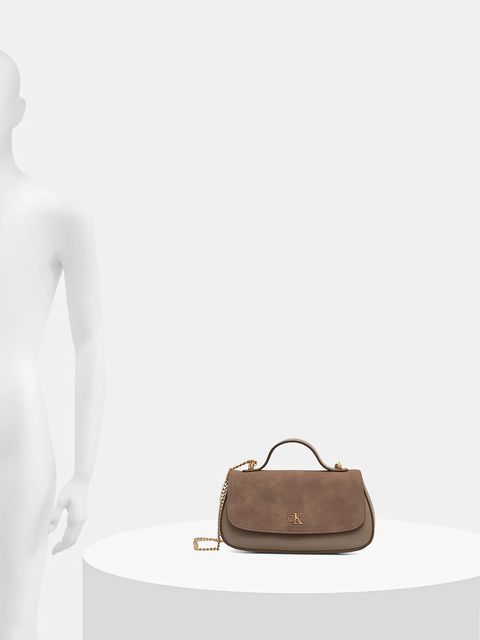 Calvin Klein torebka kolor beżowy LV04F3408G