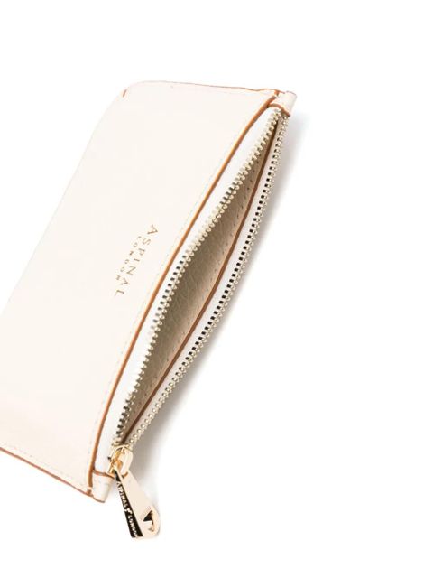 Aspinal Of London Ella leather wallet - White
