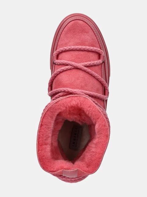 Inuikii śniegowce skórzane Classic kolor różowy 75202-005