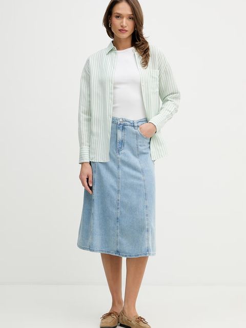 U.S. Polo Assn. koszula z dodatkiem lnu LOOSE FIT - zdjęcie produktu nr 1