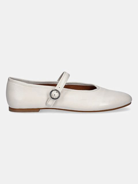 Jonak baleriny skórzane DEESSE kolor beżowy 3600205 - zdjęcie produktu nr 2